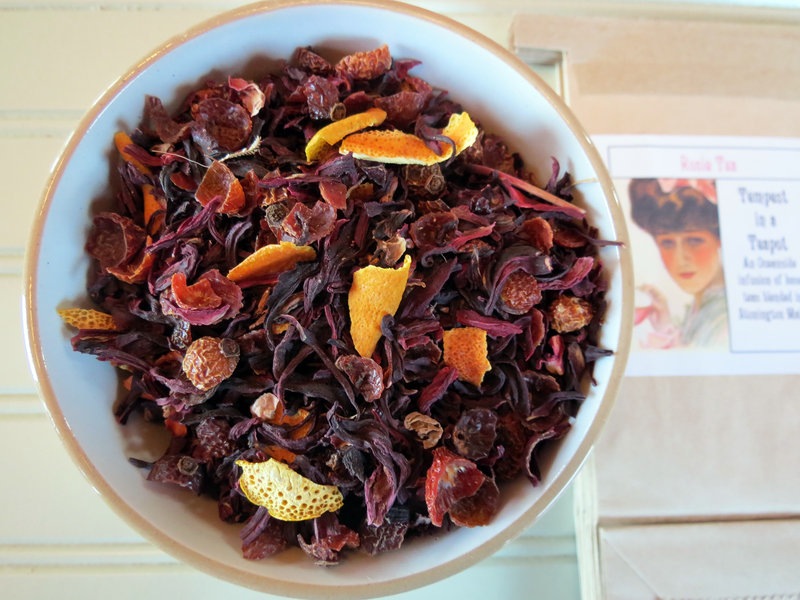 Loose-leaf tea produced by Jennifer Larrabee and Sarah Burrin, who operate Tempest in Teapot in Stonington, Maine.