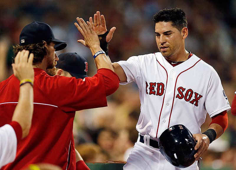 Jacoby Ellsbury of the Red Sox is out indefinitely with an injury to his right foot.