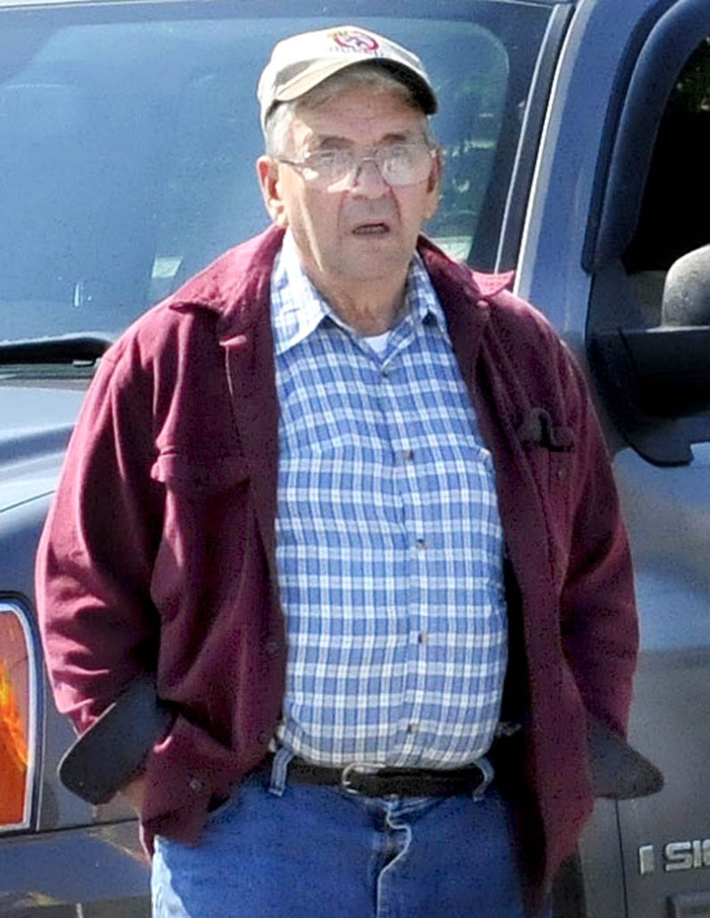 Starks town employee Ronald Giguere, 71, of Solon, was driving a town dumptruck when he hit and killed a man on the side of the road Tuesday.