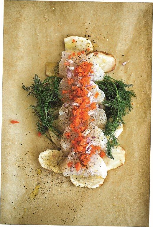 Cod loin baked in parchment paper (Courtesy photo)