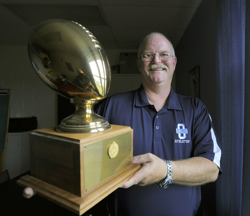 Now he’s the athletic director, but in 1986 Jack Trull was the football coach who directed Old Orchard Beach High to the Class D state title in the division’s final season before this year.
