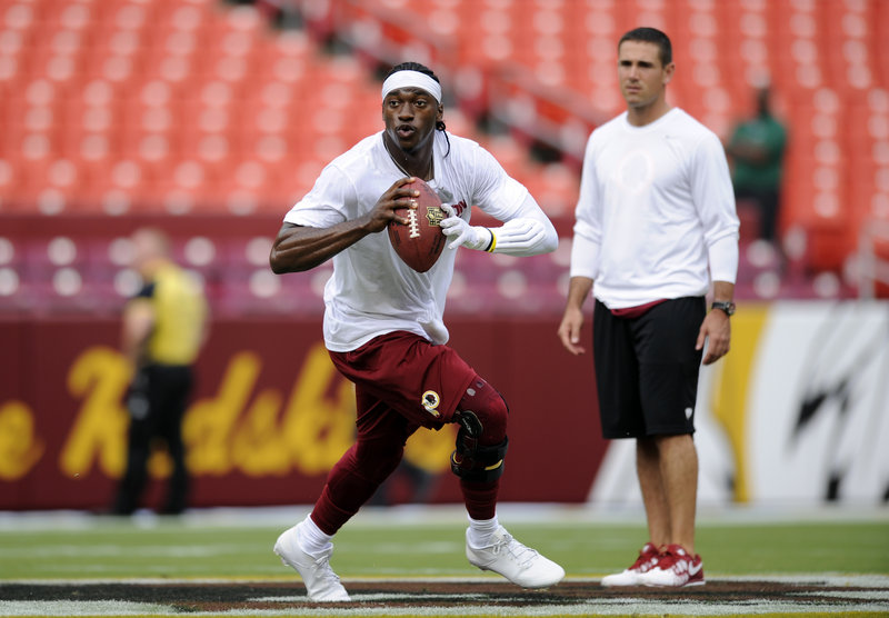 Robert Griffin III didn’t play for the Redskins during the preseason while recovering from ACL surgery, but he expects to be on the field for the season opener.