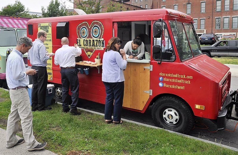 This El Corazon food truck would be among those affected if councilors amend the local ordinance.