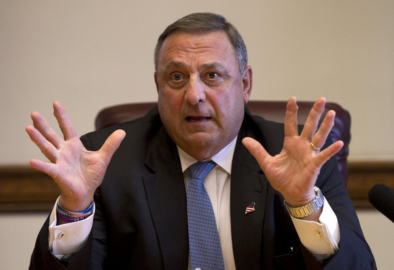 Gov. Paul LePage says a proposed oil pipeline from western Canada to New Brunswick would benefit the eastern United States.