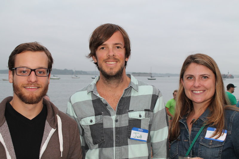 Tim Stevenson, web developer at the VIA Agency, Josh Farrell-Starbuck of Portland, and Traci Greer, media supervisor at VIA.