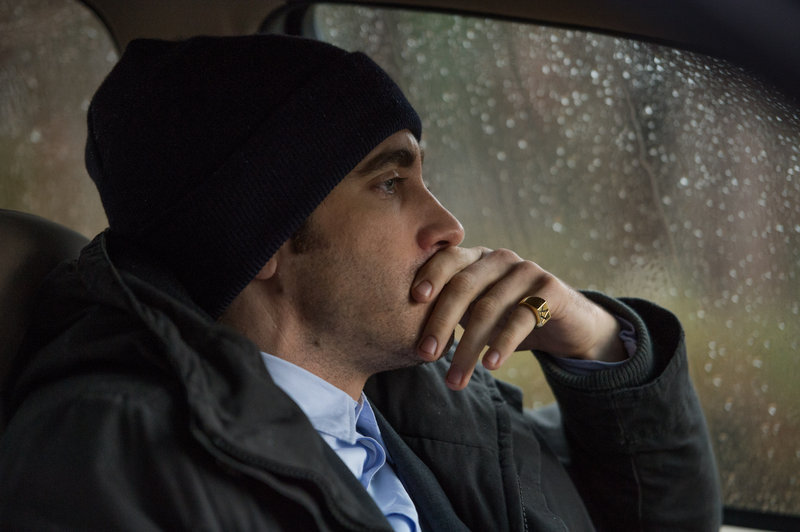 Jake Gyllenhaal’s Detective Loki searches for two missing young girls in “Prisoners.”