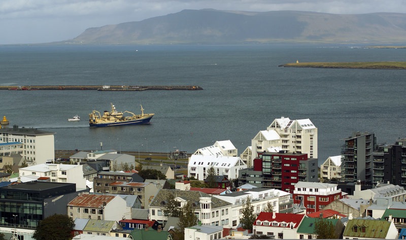 A view of Reykjavik, Iceland's largest city and the world's most northern capital, Saturday, Sept. 14. The city has 120,00 residents, and more than 200,000 people live in the Greater Reykjavik Area.