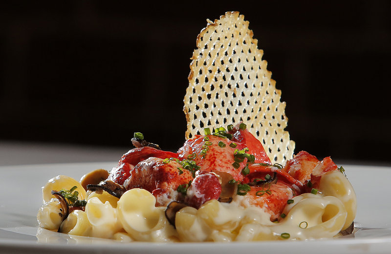 Chef Steve Corry’s lobster macaroni and cheese first appeared on the menu at Five Fifty-Five in 2004 and has become one of the restaurant’s signature dishes.