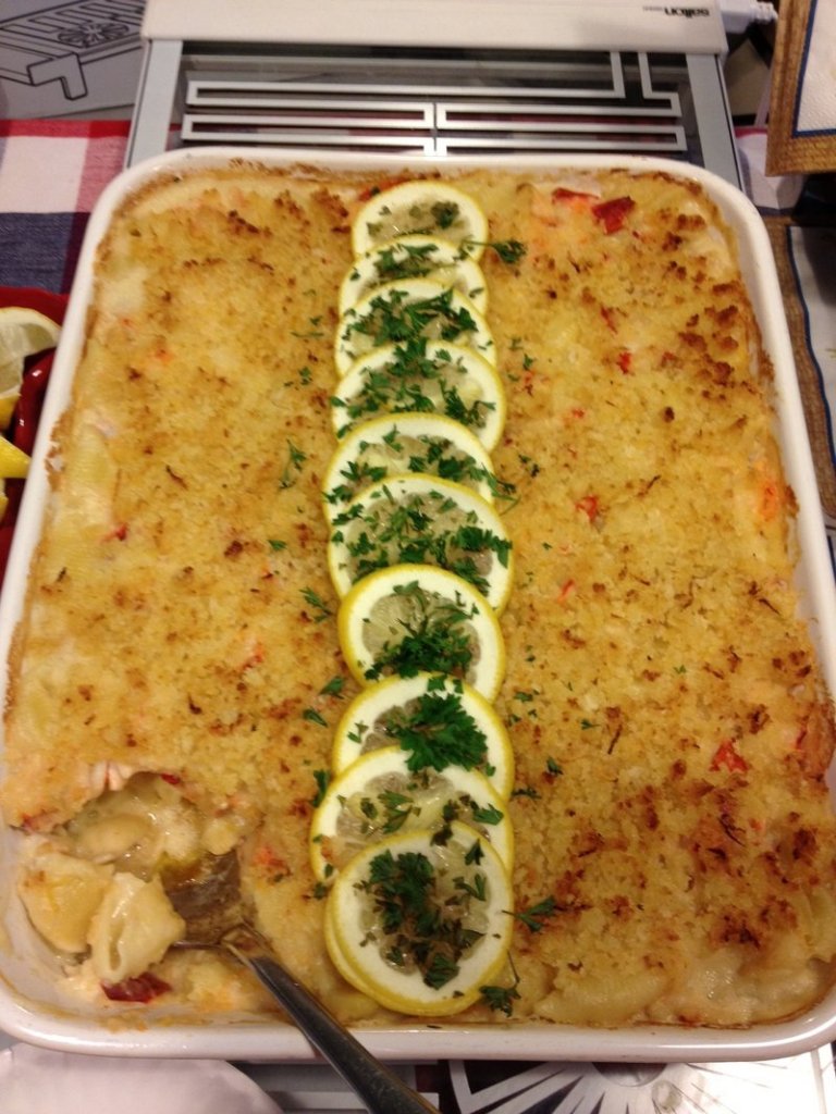 Deanna Zoe Smith of Tenants Harbor keeps it simple for her version of the dish, Meme’s Lobster Mac ‘n Cheese.