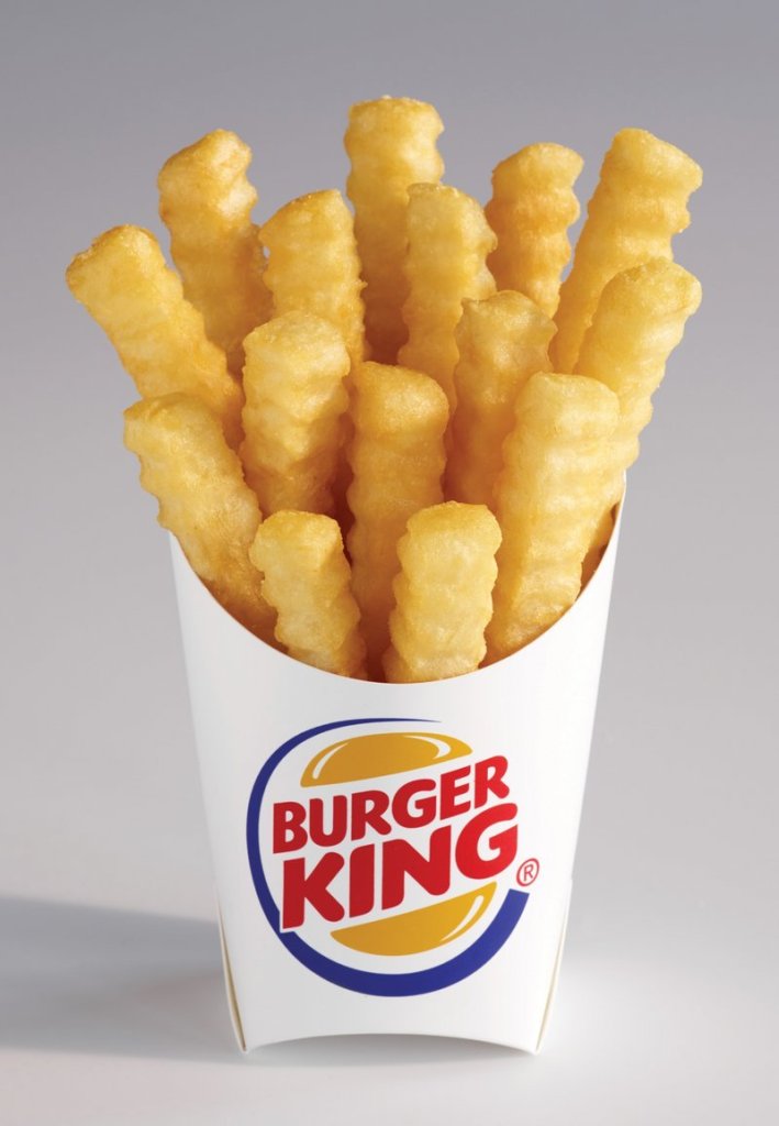 Burger King’s new Satisfries are crinkle cut to distinguish them from regular fries. They’ll cost more: $1.89 instead of $1.59 for a small.