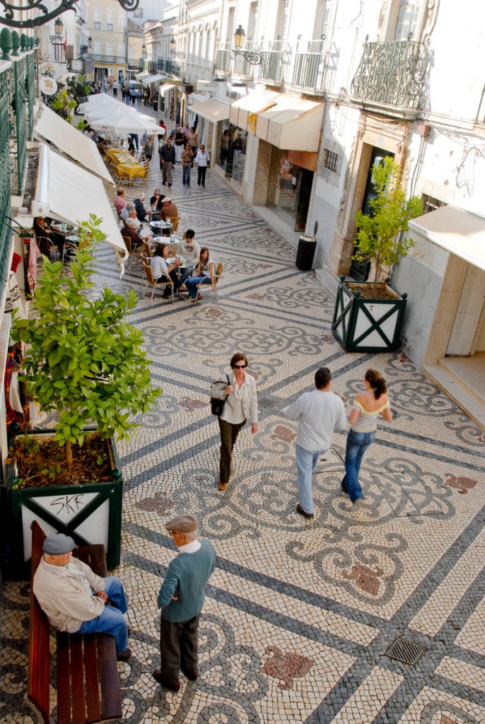 Tiled old walkways make exploring Faro a visual treat. Some of the city’s architecture dates from 13th-century Moorish rule.