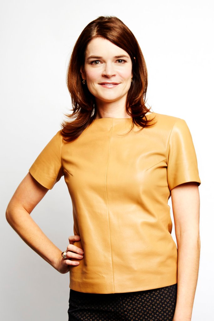 Actress Betsy Brandt stars in the series “Breaking Bad,” which airs its finale Sunday.