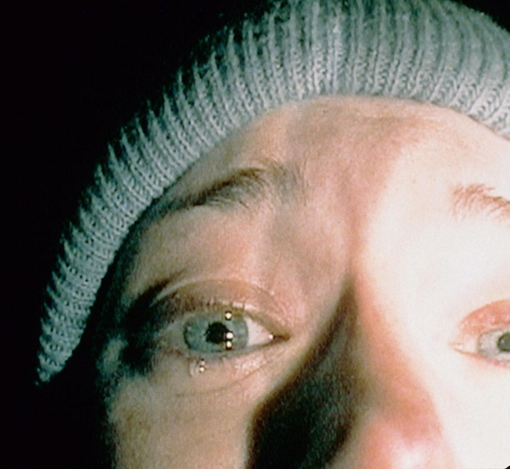 Heather Donahue in “The Blair Witch Project,” the ending of which still has the power to shock 14 years after its release.