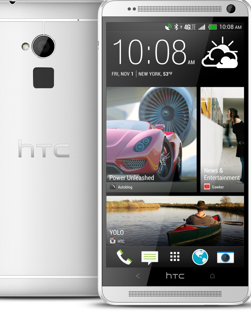 The new HTC One Max has a screen that measures 5.9 inches diagonally. That compares with the 4.7 inches on the standard version.