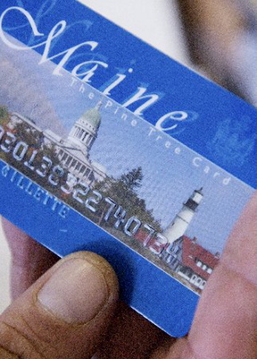 A writer bemoans congressional handling of legislation related to food stamps, which Mainers obtain with a state-issued debit card.