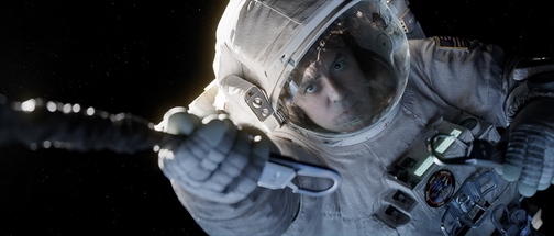 This film image released by Warner Bros. Pictures shows George Clooney in a scene from "Gravity." (AP Photo/Warner Bros. Pictures)