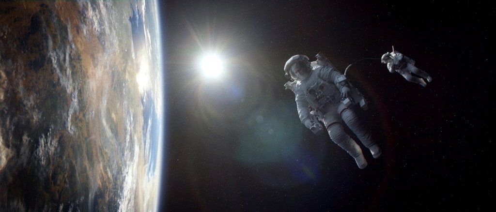 This film image released by Warner Bros. Pictures shows a scene from "Gravity." (AP Photo/Warner Bros. Pictures)