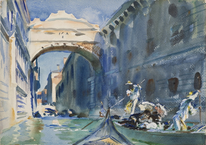 “The Bridge of Sighs” and 91 other watercolors by John Singer Sargent are on display at the Museum of Fine Arts in Boston through Jan. 20.