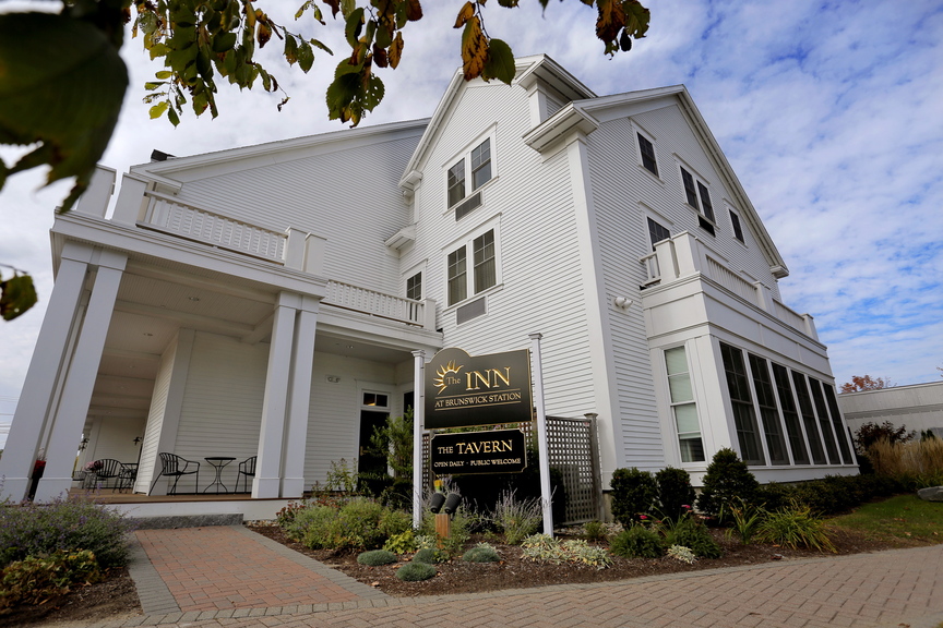 The Inn at Brunswick Station, at the intersection of Noble and Maine streets, is newly constructed with 48 guest rooms and four spacious suites.