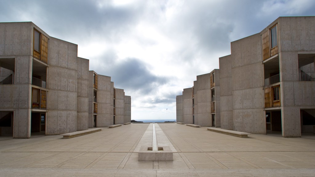 The Salk Institute, designed by world renowned architect Louis I. Kahn, sits above the Pacific Ocean and adjacent to the glider port and the University of California San Diego in San Diego. The nation’s eighth-largest city has matured from its “Fast Times at Ridgemont High” surf days. Today it boasts a burgeoning international art scene, thriving farm-to-table food movement, and a booming bio-tech industry.