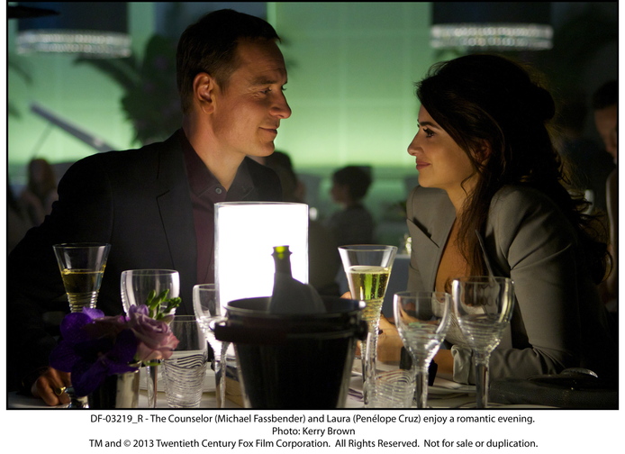Michael Fassbender and Penelope Cruz in “The Counselor.”