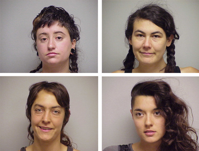 Top row, from left: Anne St. Amand and Christine Baglieri; bottom row, from left: Christine Elizabeth Buchanan and Sara Moscoso.