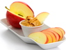 Dr. Donnelly recommends snacks like apples with peanut butter for protein, fiber and healthy fat.