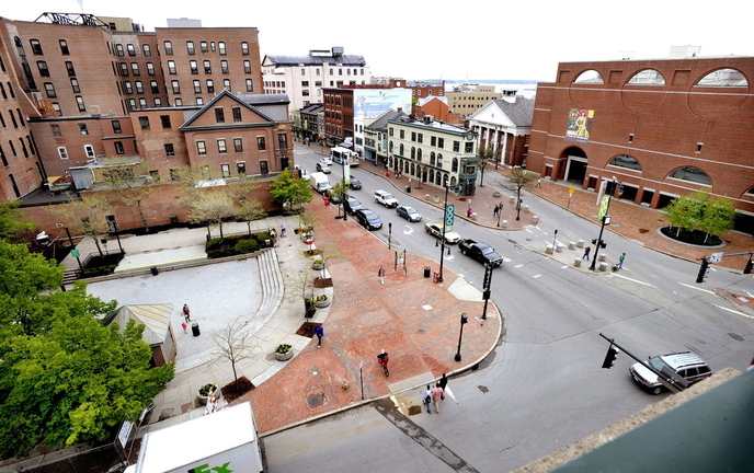 The sale of part of Congress Square Plaza, above, is an example of efforts by the City Council “to turn Portland’s peninsula into an amusement park where no one can live,” a reader says.