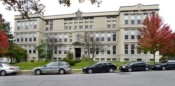 Nathan Clifford School in Portland is being sold to a developer who plans to build as many as 22 housing units in the three-story building on Falmouth Street.
