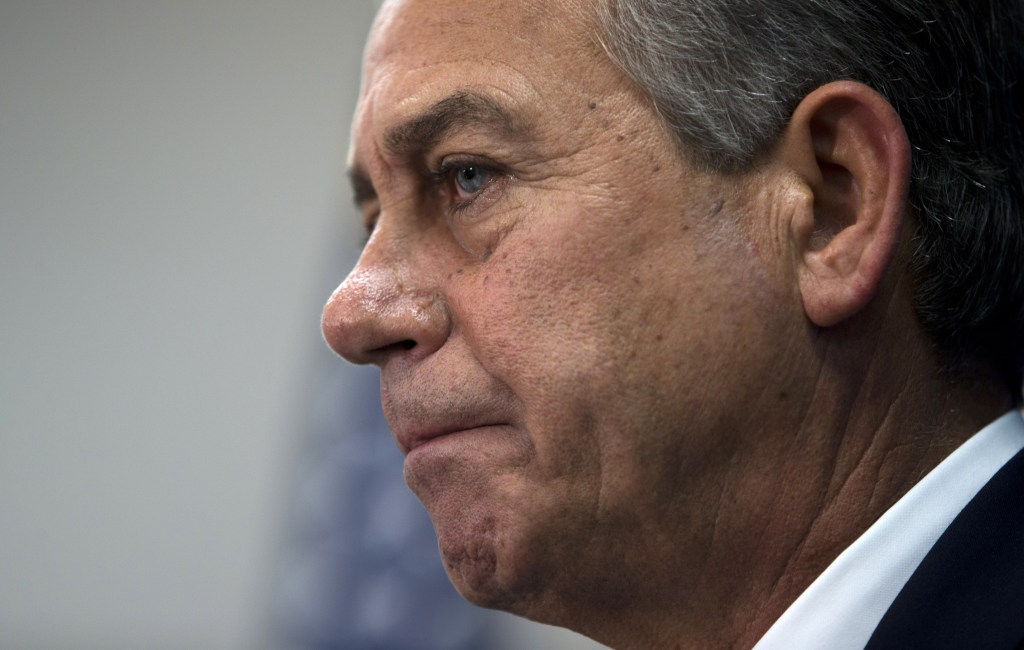 House Speaker John Boehner speaks to the media after a House Republican conference meeting Tuesday in Washington. As the stalemate continues, letter writers call for a resolution.