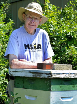 Stan Brown, the owner of a beekeeping business near where Sunday’s shooting took place, says the alleged gunman had been banned from the property.