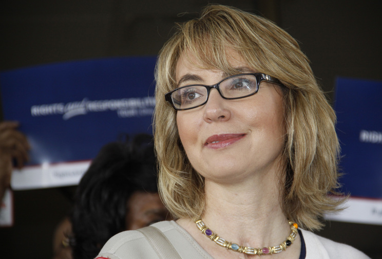 Former U.S. Rep. Gabrielle Giffords, who was shot in the head in 2011, and her husband, Mark Kelly, plan to join New York Attorney General Eric Schneiderman at the Saratoga Springs Arms Fair on Sunday to highlight gun control.