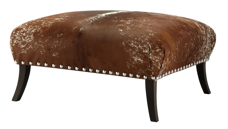 On tables, chairs, ottomans and more, rivets and other fasteners are making a comeback.
