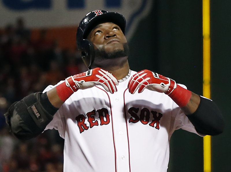 David Ortiz led a balanced, potent Boston Red Sox offense this year, hitting .309 with 30 homers and 103 RBI.