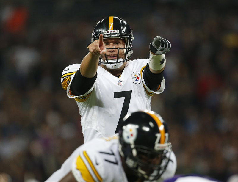 Ben Roethlisberger will have to wait to try to get his 0-4 Steelers out of the winless column. Pittsburgh has a bye week following its Sunday loss in London to Minnesota.