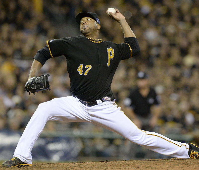 Francisco Liriano, who resurrected his career this season with the Pittsburgh Pirates, allowed four hits over seven innings in a dominating performance in a 6-2 victory against the Cincinnati Reds.