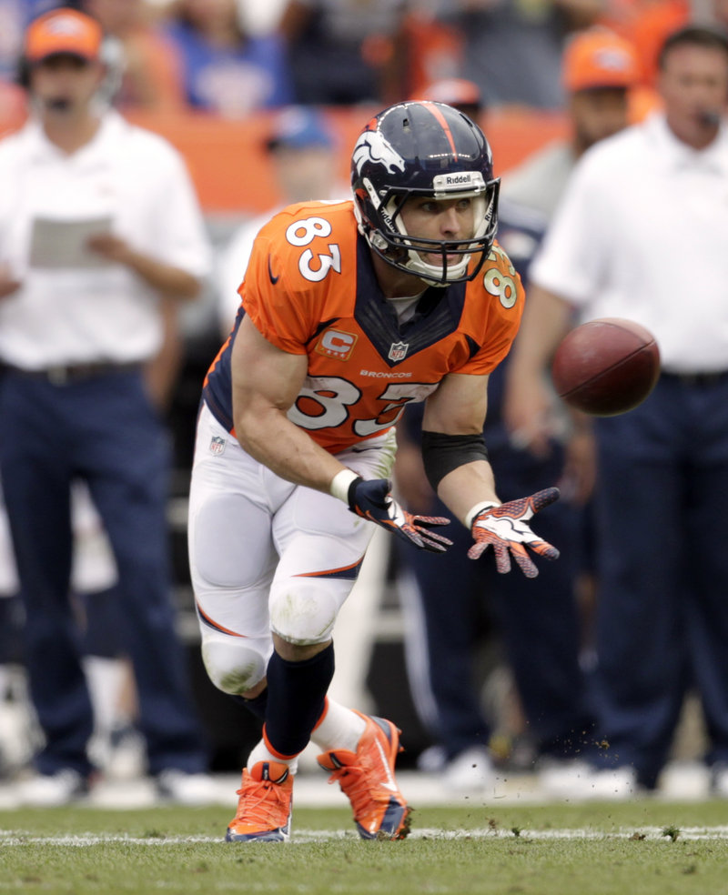 The face is familiar and the ability to catch passes is familiar, but now Wes Welker is doing for Denver what he did for the Patriots – get open, time and again.