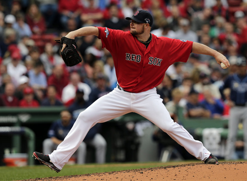 Jon Lester, who won the opener of the Boston-Tampa Bay series, will be on the mound Saturday when the Red Sox host the Tigers.