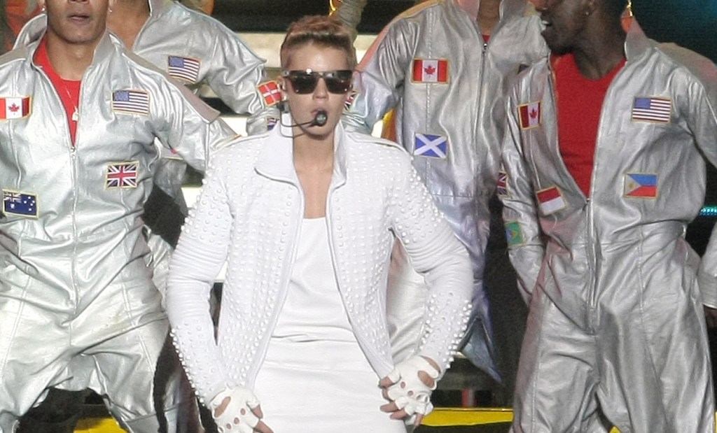 Pop star Justin Bieber performs in concert during his “Believe” world tour in Buenos Aires, Argentina, last Sunday.