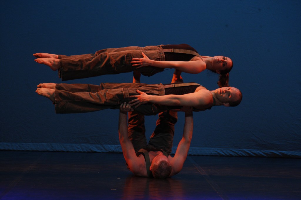 Galumpha will bring its inventive dance to a performance at Johnson Hall Performing Arts Center in Gardiner on Saturday.