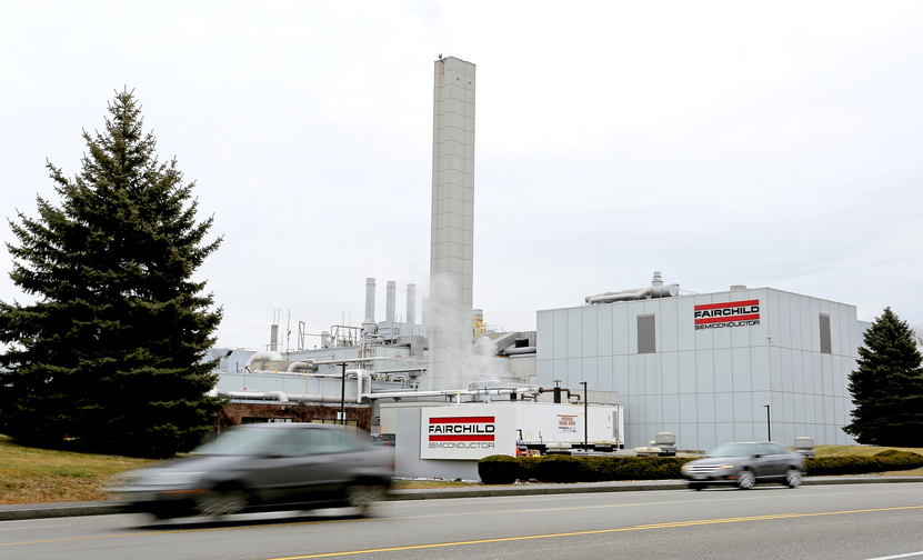 Fairchild Semiconductor in South Portland is shown in this Tuesday, Nov. 26, 2013 photo.