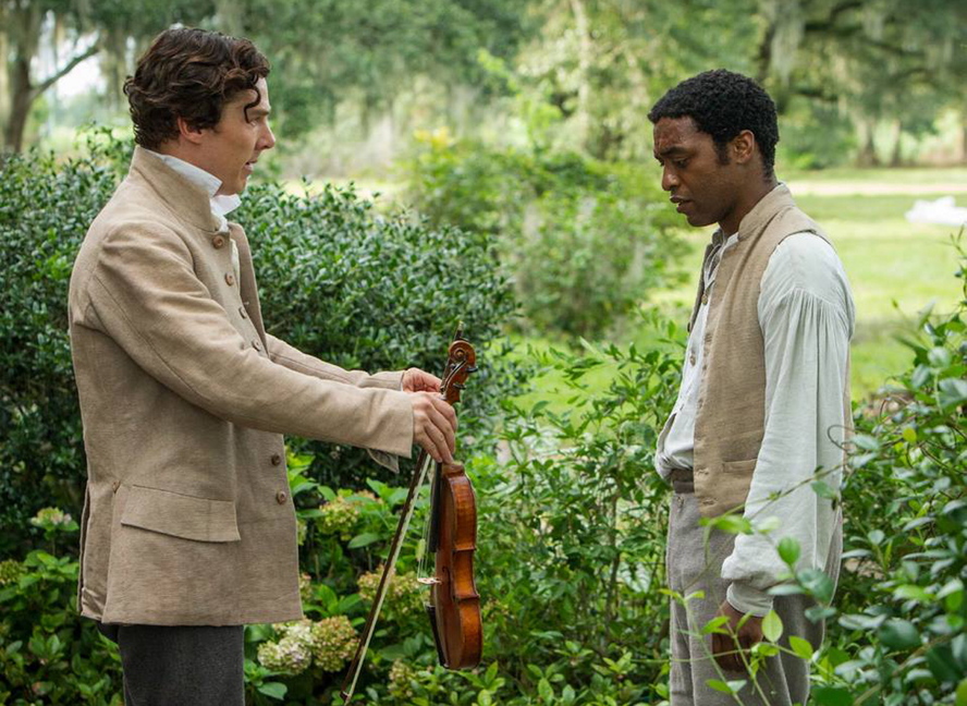 Benedict Cumberbatch and Chiwetel Ejiofor in “12 Years a Slave.”