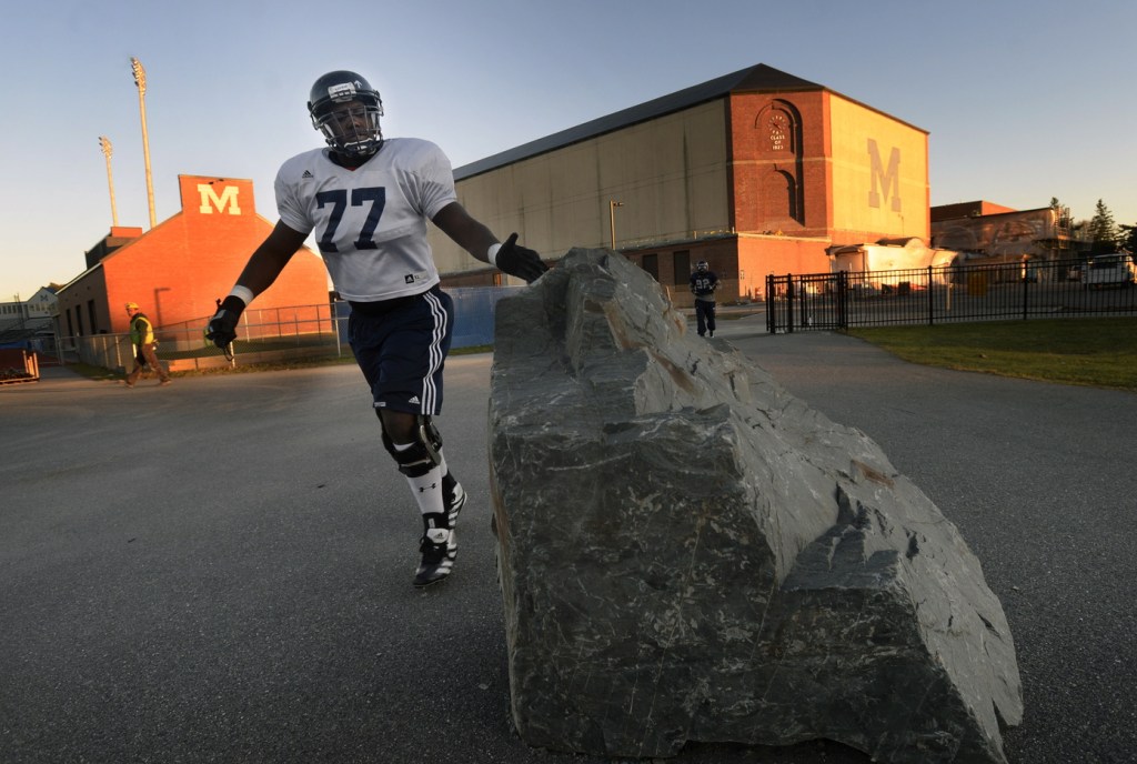 It’s the Rock, and every UMaine football player touches it on the way to practices and games as a sign of commitment to the program and each other. It’s certainly worked this year. The Black Bears are having one of those seasons to remember.