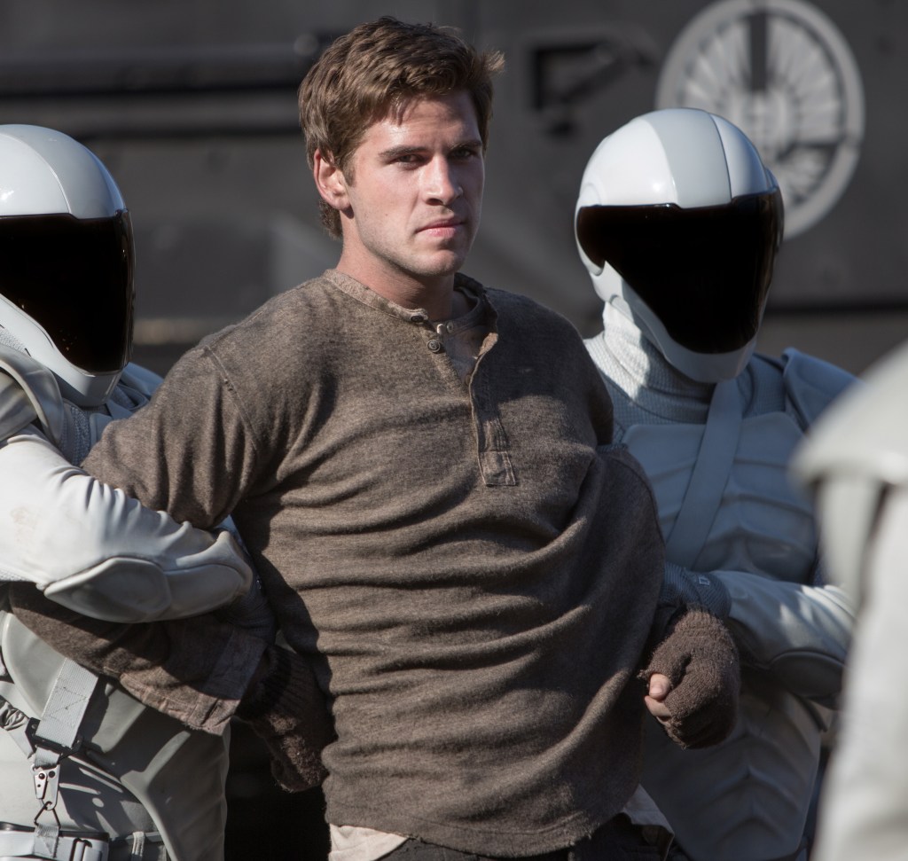 Liam Hemsworth as Katniss’ hometown friend Gale Hawthorne.