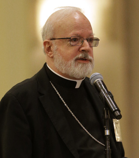 Cardinal Sean O’Malley of Boston speaks at the U.S. Conference of Catholic Bishops’ annual fall meeting on Monday.