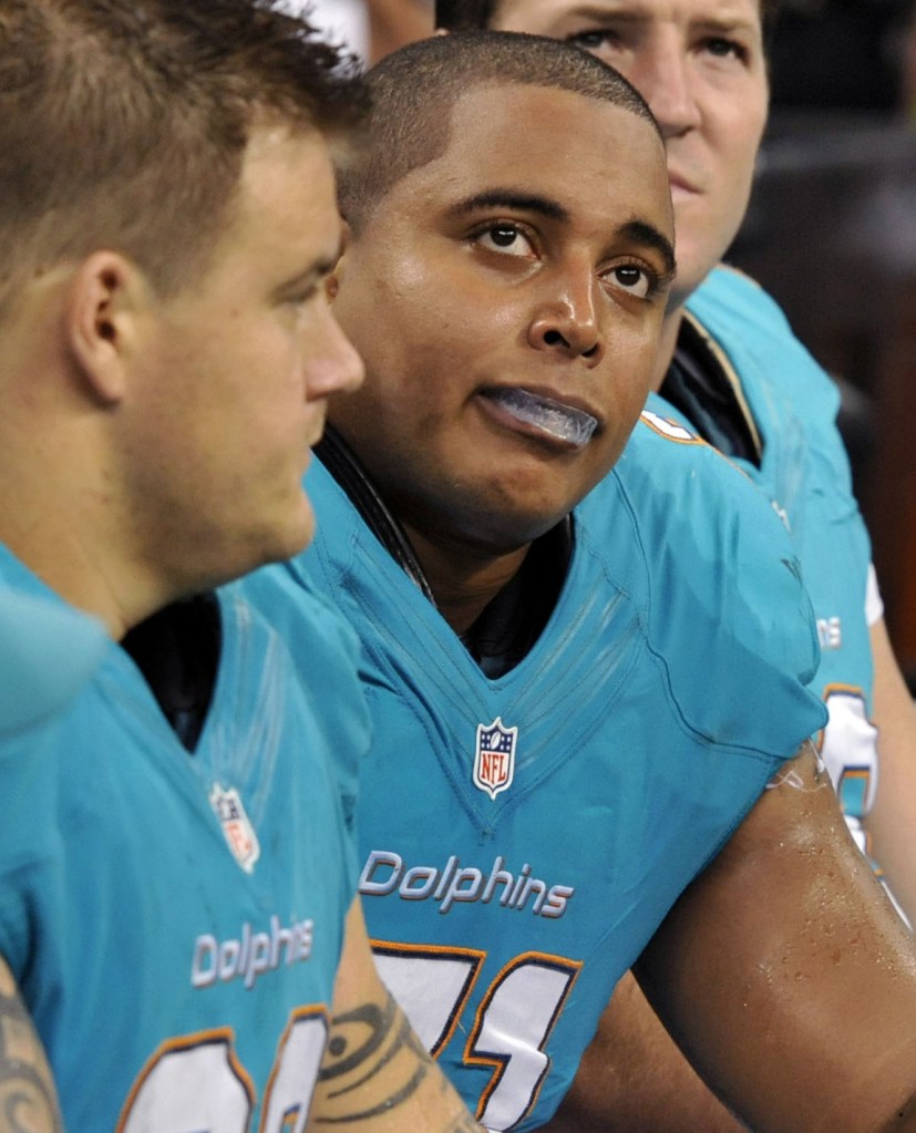 Richie Incognito, left, gave Miami unwanted attention when he was suspended for bullying a teammate.
