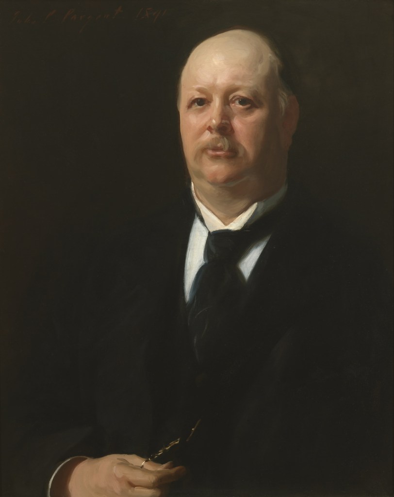 This portrait of Thomas Brackett Reed hangs outside the Speaker’s Lobby just outside the U.S. House chamber.
