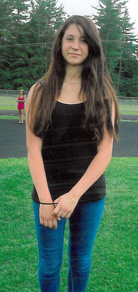 This photo released by Conway, N.H., police shows 15-year-old Abigail Hernandez of North Conway.