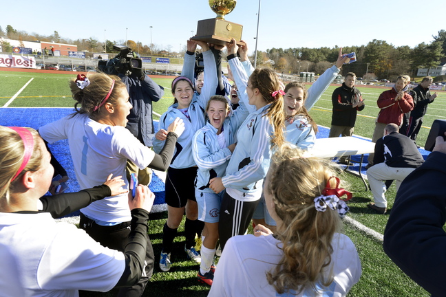 The last time Windham was seen like this was in 1994, when it was repeating as the Class B girls’ soccer state champion. Now it’s 2013, the Eagles are in Class A and yes, they’re on top again with a 3-0 victory against Bangor.