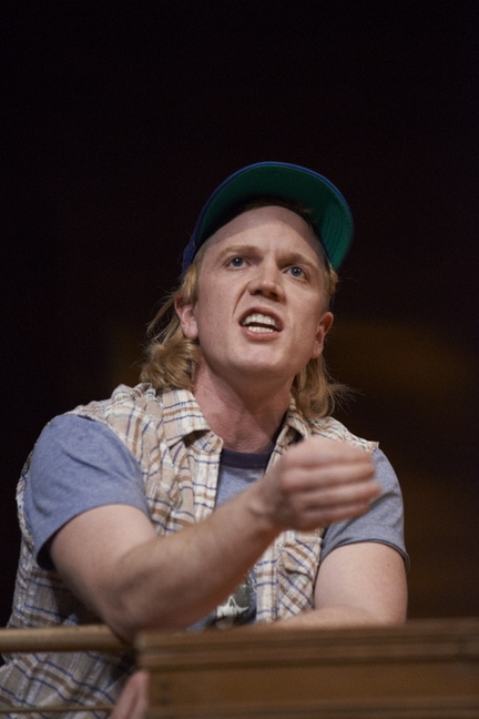 Dustin Tucker in the Portland Stage production of “Greater Tuna”